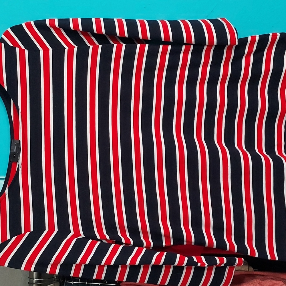 The Limited large ladies striped shirt